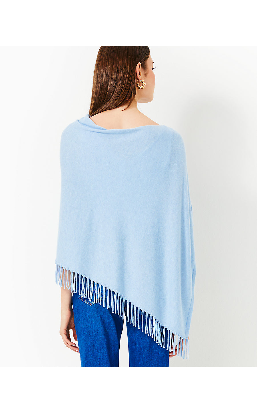 GATO PONCHO | HEATHERED BONAIRE BLUE