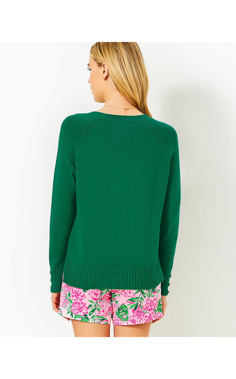 KAYCEE SWEATER | FIDDLE LEAF GREEN