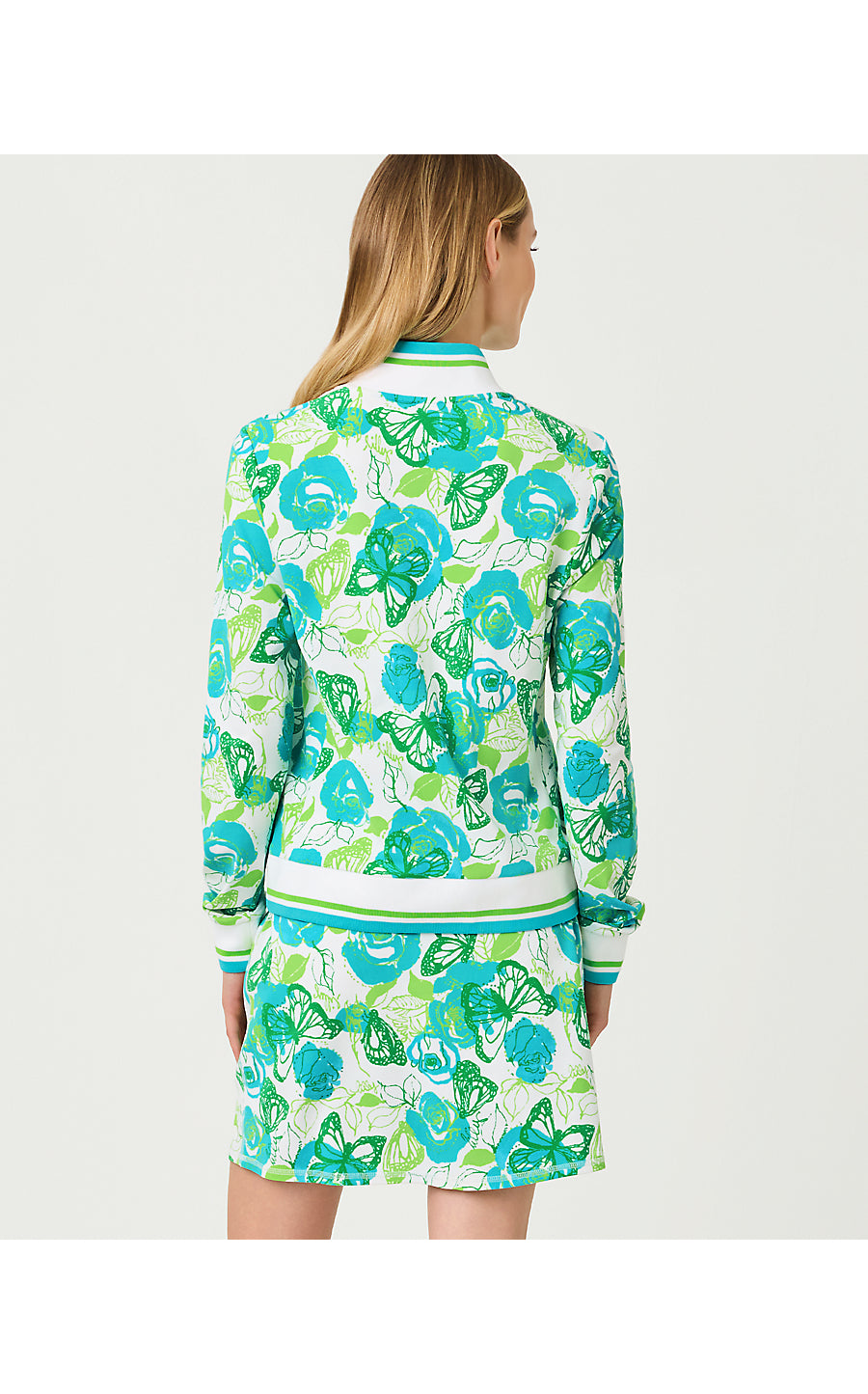 REGATE JACKET UPF 50+ | RESORT WHITE MONARCH ROSE