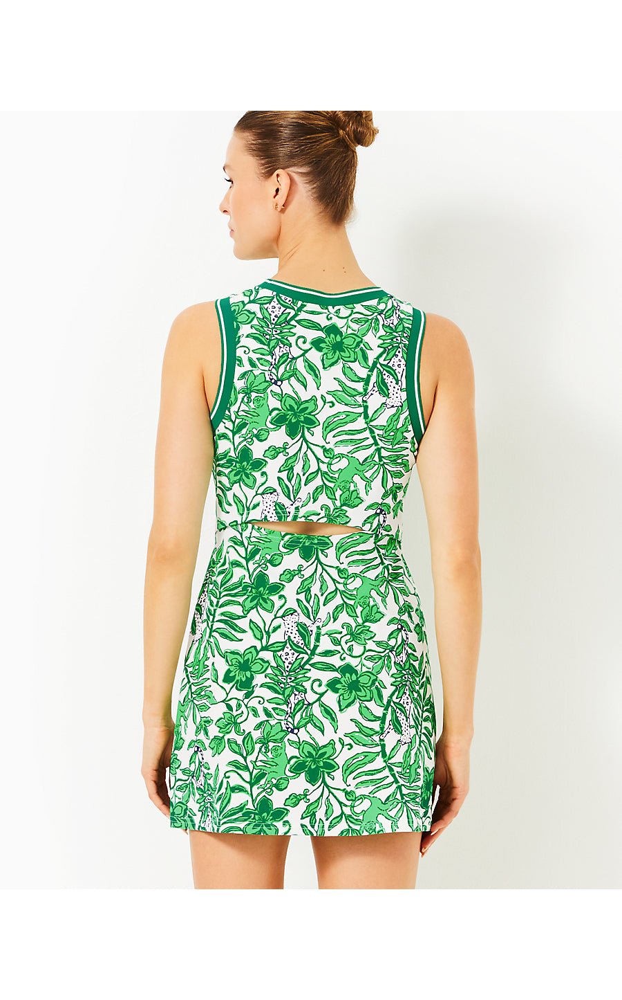 KICK SERVE DRESS UPF 50+ | FIDDLE LEAF GREEN