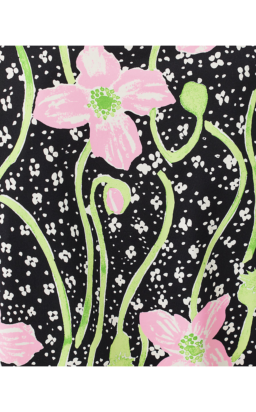 CALLISON UPF 50+ TOP | ONYX BLUSHING BLOOMS ENGINEERED CHILLYLILLY