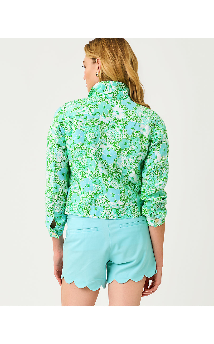 SEASPRAY LINEN JACKET | MINT CONDITION BURST OF JOY