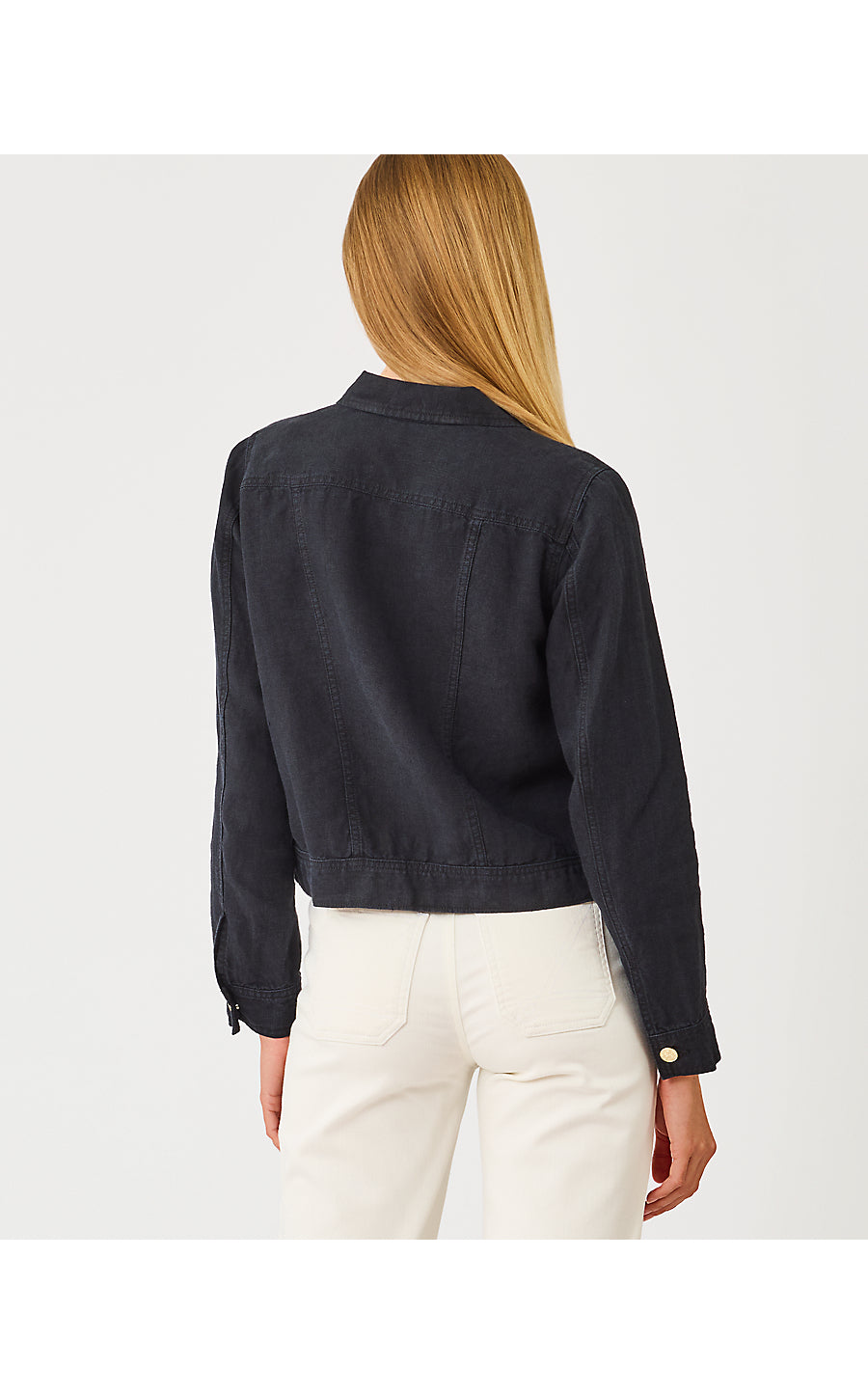 SEASPRAY LINEN JACKET | NOIR X NOIR