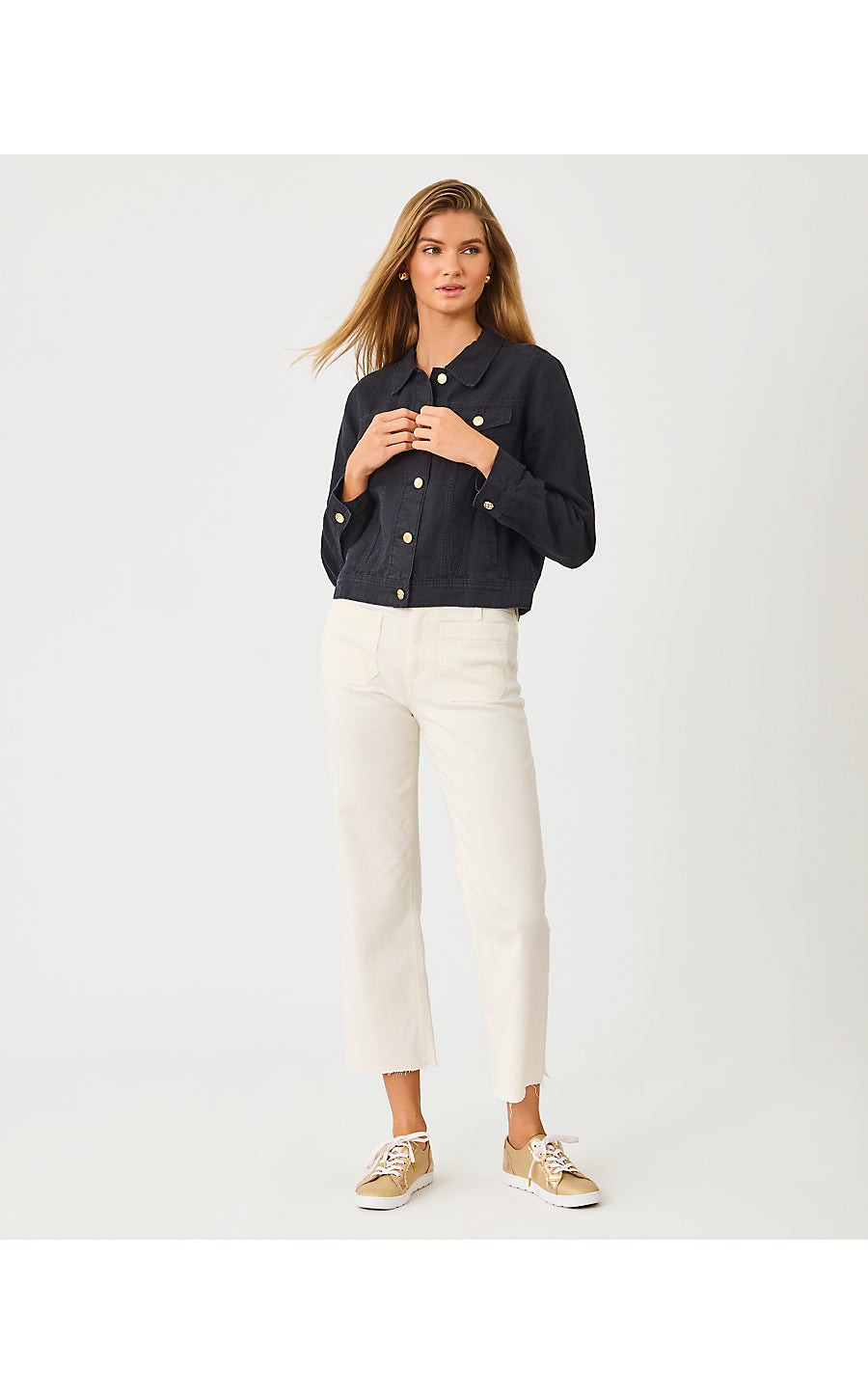 SEASPRAY LINEN JACKET | NOIR X NOIR