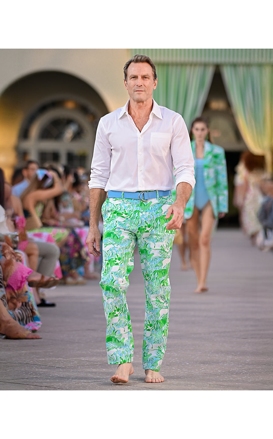 MENS STUFF MIZNER STRETCH | CAPRI BLUE GALLOPING GALS