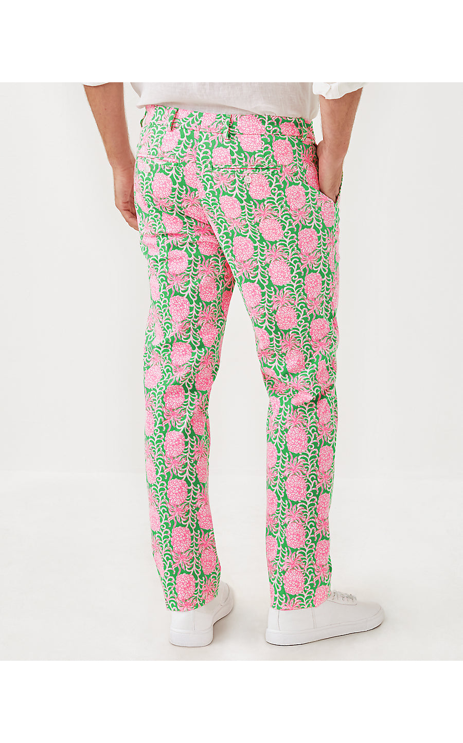 MENS STUFF MIZNER STRETCH PANTS| FAUNA GREEN PARTY LIKE A PINEAPPLE