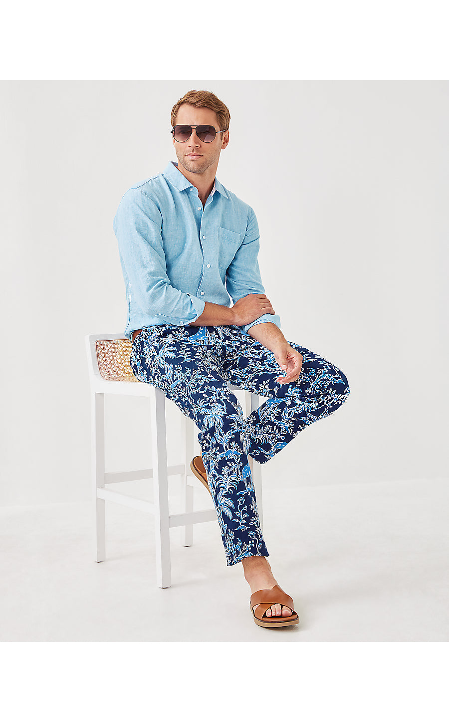 MENS STUFF MIZNER STRECH PANTS| LOW TIDE NAVY TALL TALES