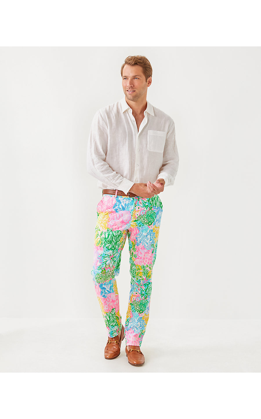 MENS STUFF MIZNER STRETCH PANTS | MULTI BRIGHT DELIGHT PATCH