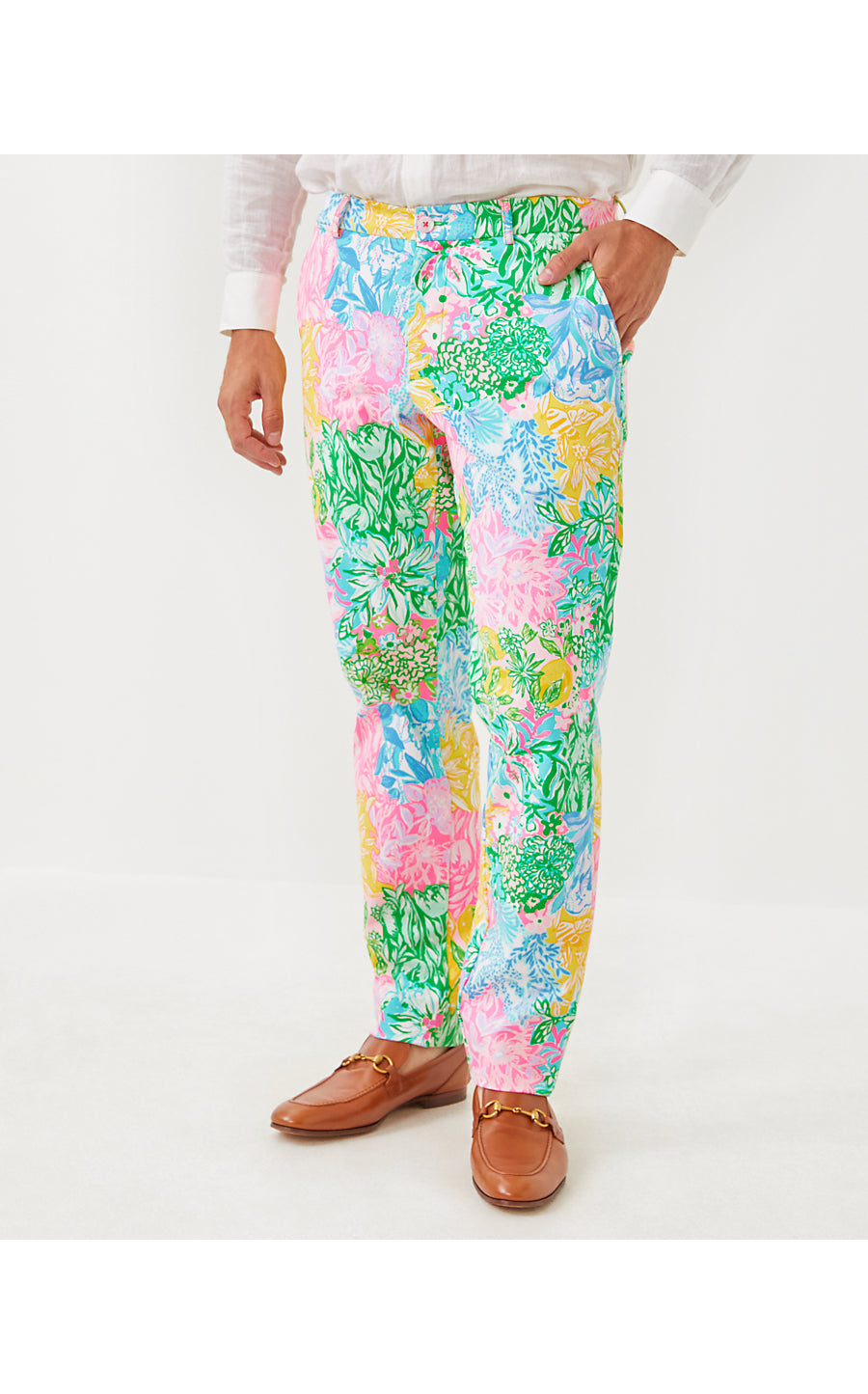 MENS STUFF MIZNER STRETCH PANTS | MULTI BRIGHT DELIGHT PATCH