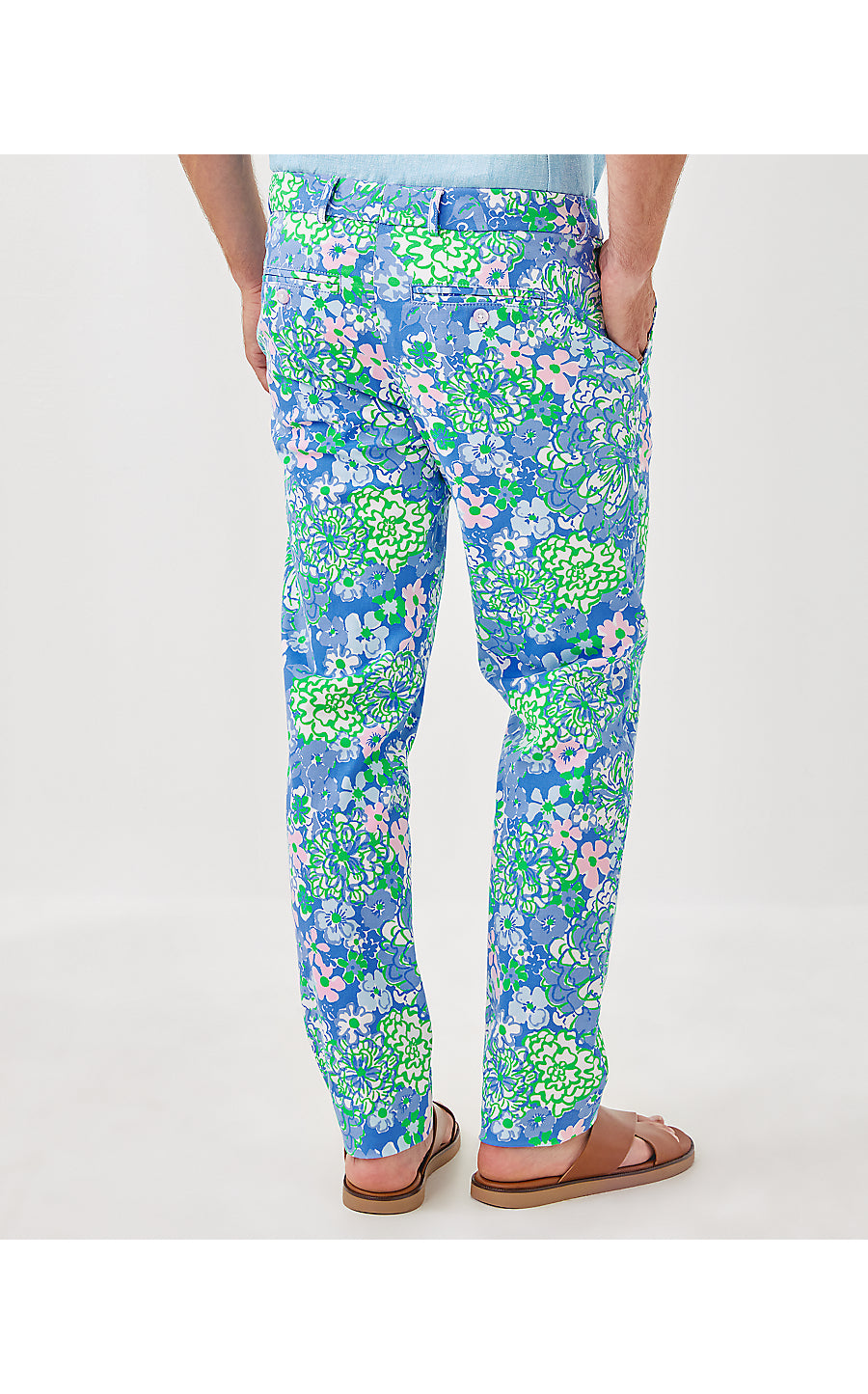 MENS STUFF MIZNER STRETCH PANTS | SUNWASHED BLUE PLUMES IN BLOOM