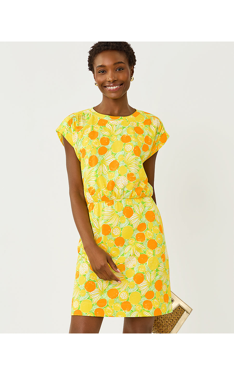 MELLI DRESS | ISLAND PALM ZESTY