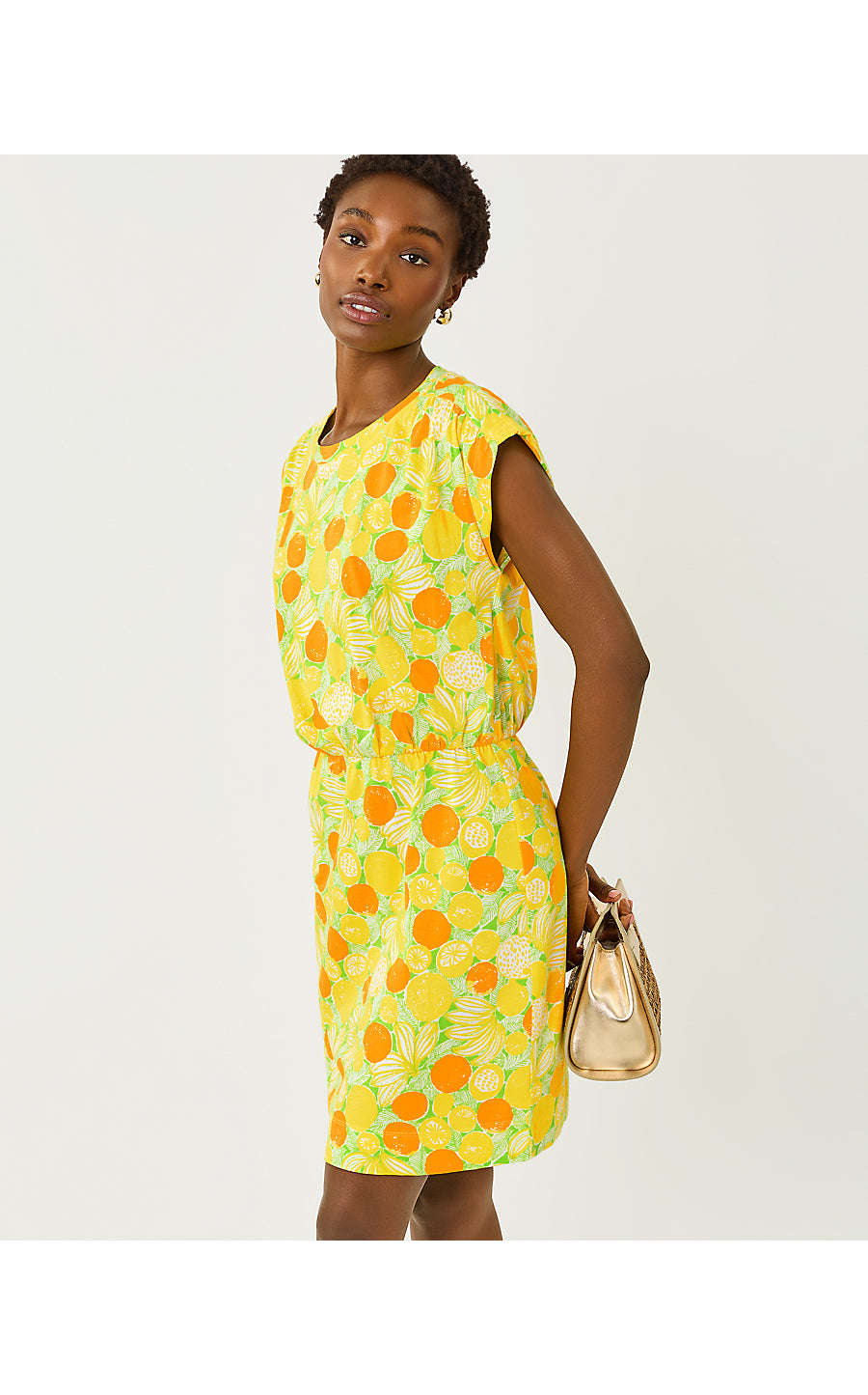 MELLI DRESS | ISLAND PALM ZESTY