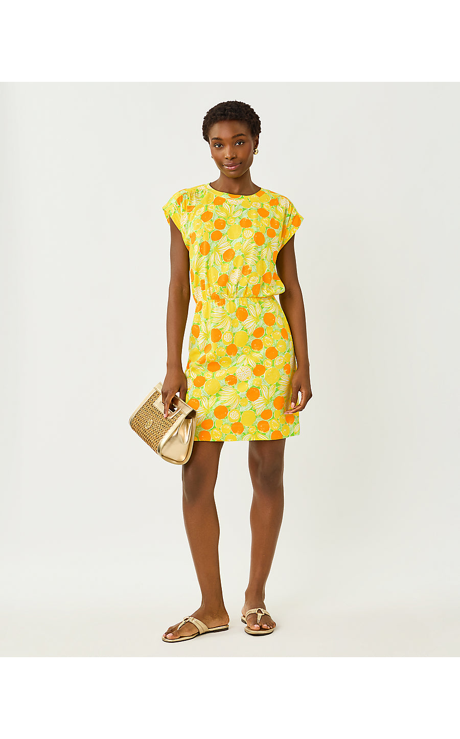 MELLI DRESS | ISLAND PALM ZESTY