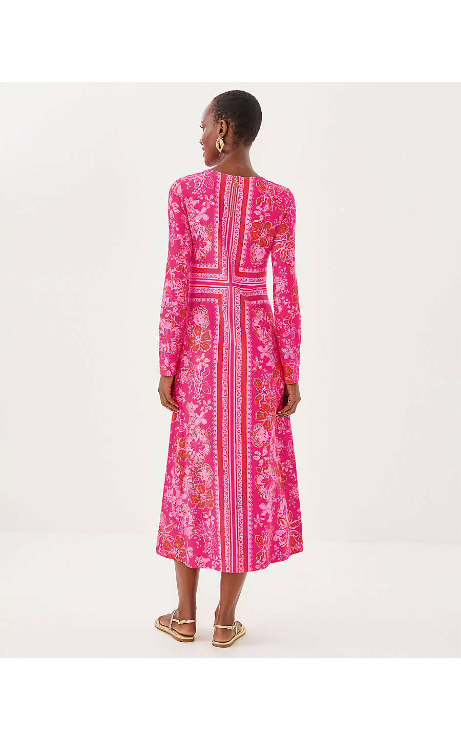 ZELENA UPF 50+ DRESS | SUN SHELL PINK BIG PARTY ENGINEERED CHILLYLILLY