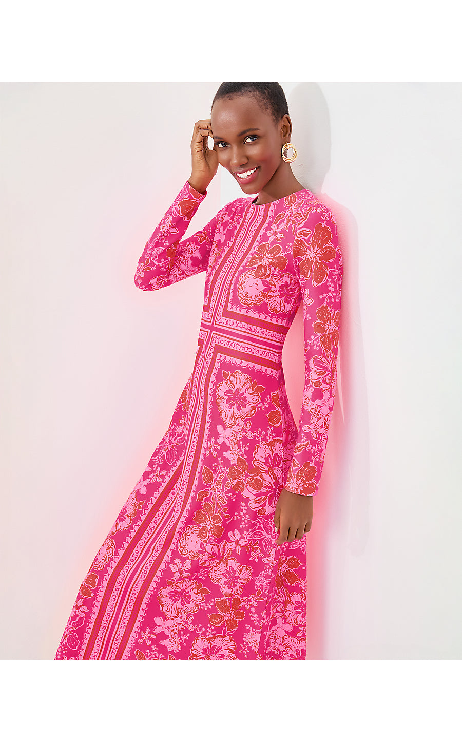 ZELENA UPF 50+ DRESS | SUN SHELL PINK BIG PARTY ENGINEERED CHILLYLILLY