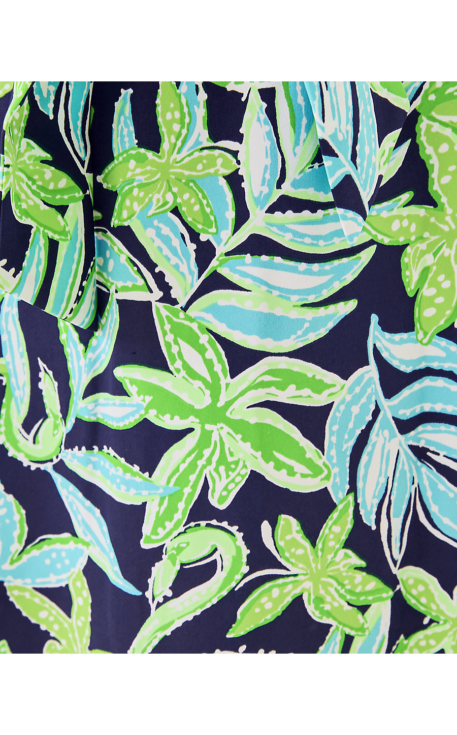 OLIVINE SHORT SLEEVE DRES | SAPPHIRE POOL TROPICAL TANGO
