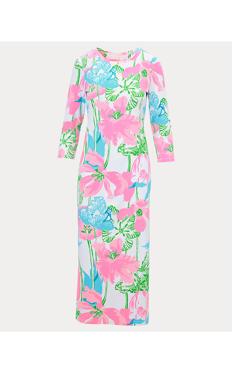 DEENA UPF 50+ DRESS | RESORT WHITE OVERSIZED VINEY LINEY