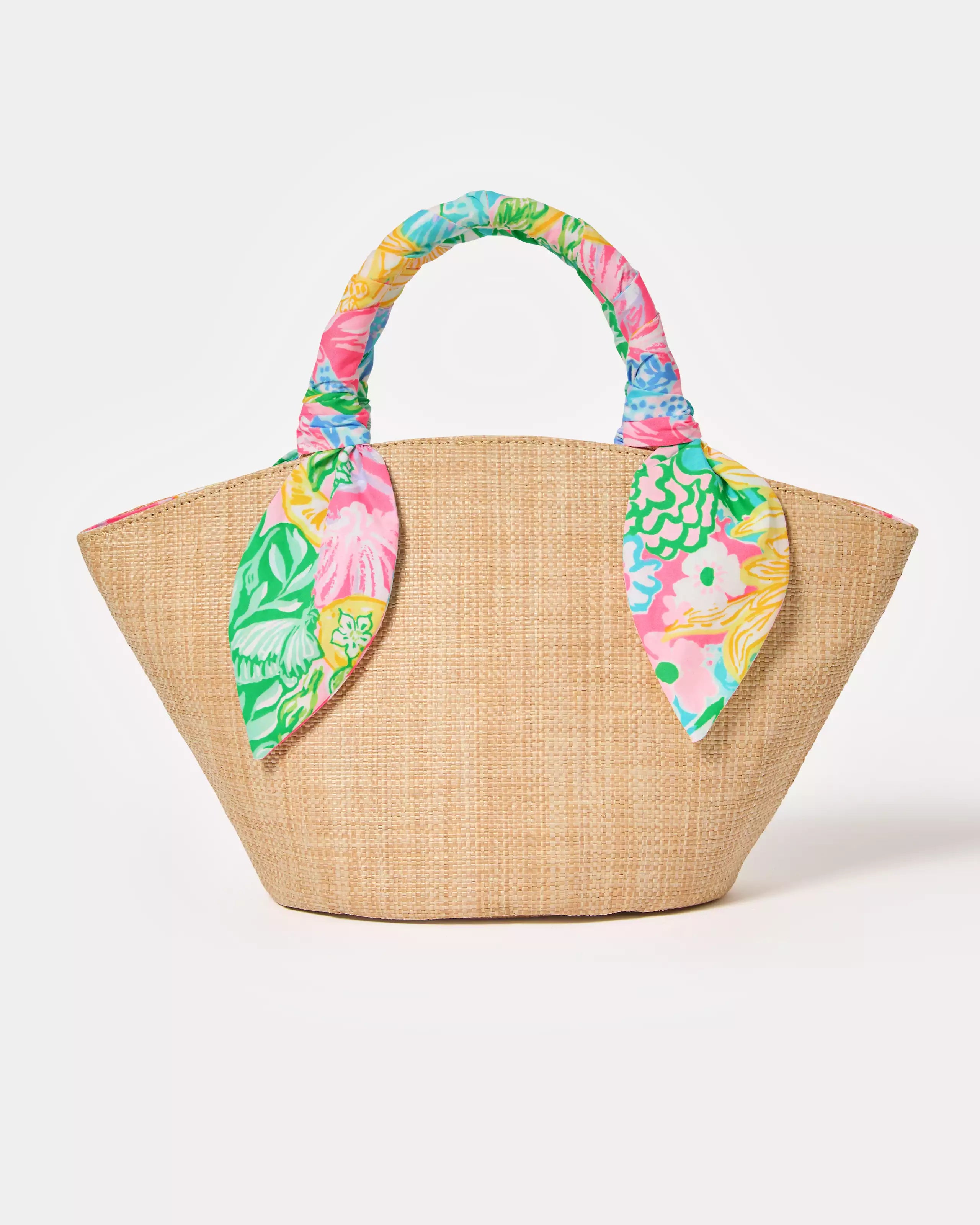 MALIA MINI STRAW BAG | MULTI BRIGHT DELIGHT PATCH