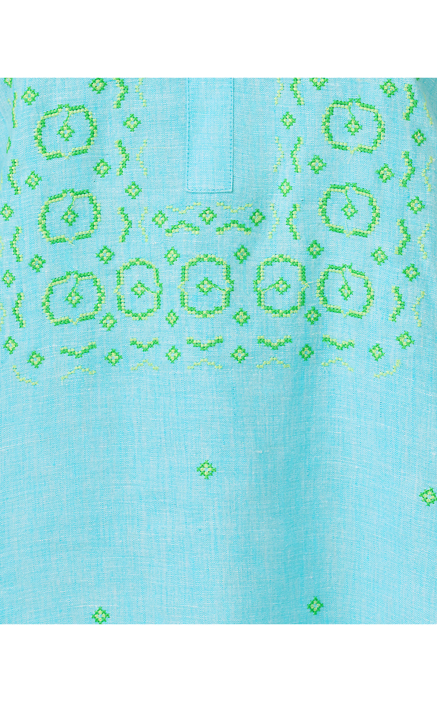 MIALEIGH LINEN DRESS | CAPRI BLUE