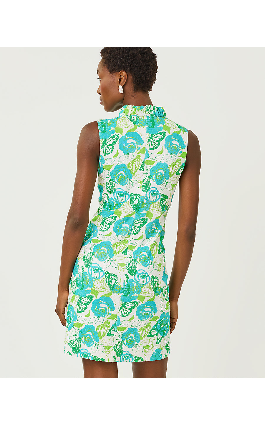 ELSEY SHIFT | RESORT WHITE MONARCH ROSE