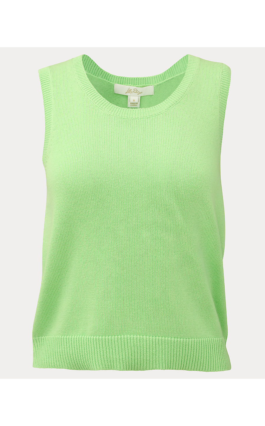 AMALIA SWEATER TANK | PISTACHIO MACARON