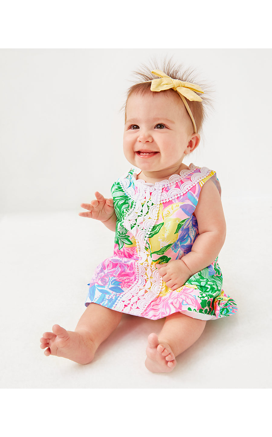 BABY LILLY SHIFT | MULTI BRIGHT DELIGHT PATCH