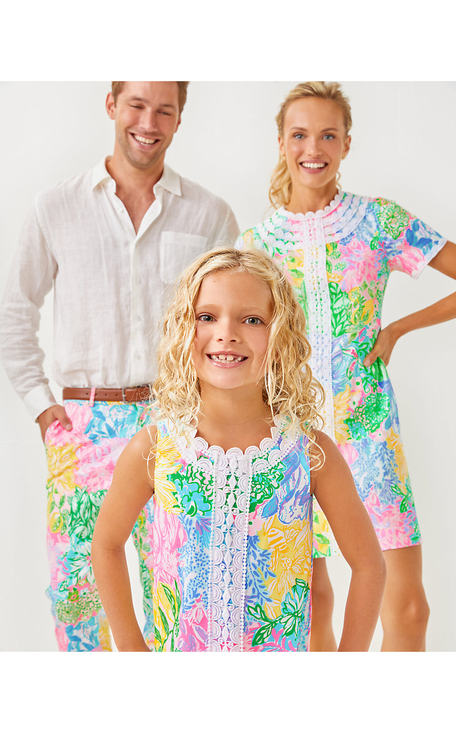 LITTLE LILLY CLASSIC SHIFT | MULTI BRIGHT DELIGHT PATCH