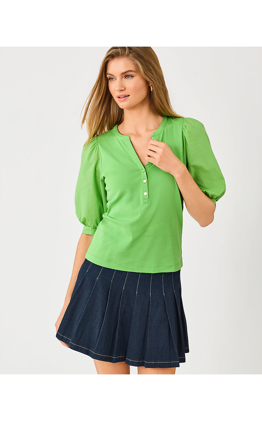 RONSON KNIT TOP | CHATEAU GREEN