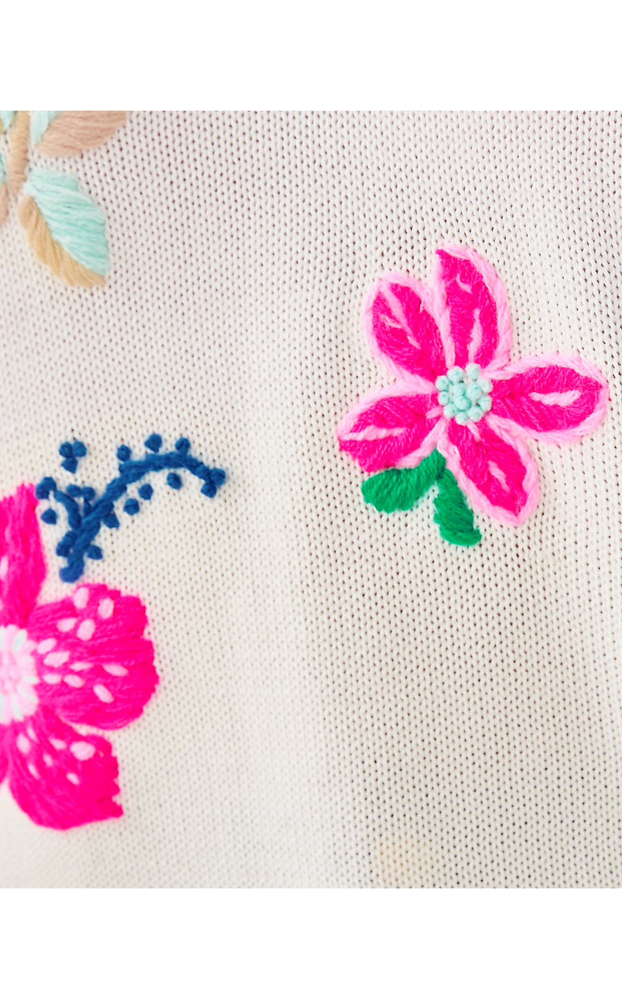 TENSLEY SWEATER | COCONUT ENDLESS SUMMER EMBROIDERY