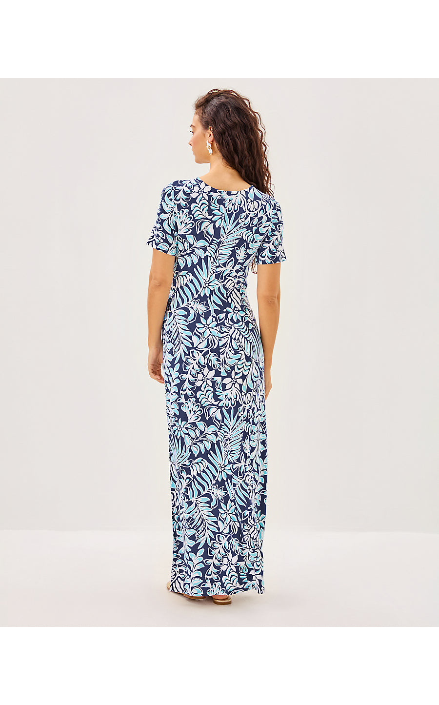 CHACE MAXI DRESS | SAPPHIRE POOL SUMMER SHORELINES