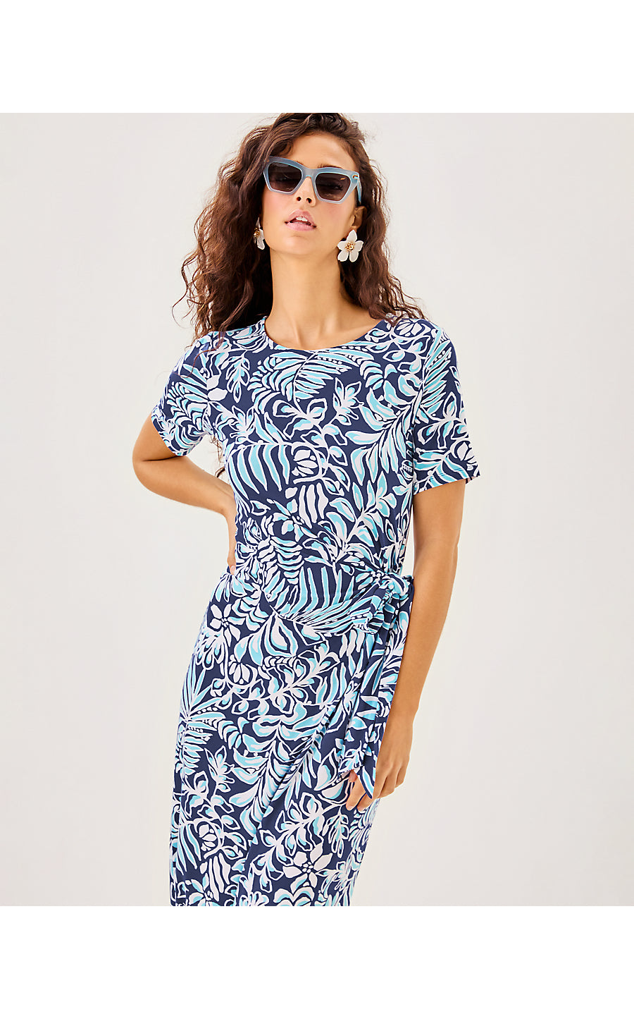 CHACE MAXI DRESS | SAPPHIRE POOL SUMMER SHORELINES