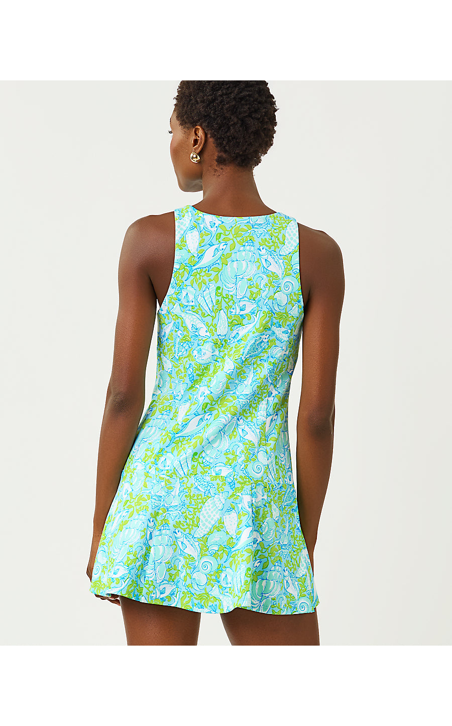 WESTLEY ACTIVE DRESS UPF | DAY DREAM BLUE THROW ME A LINE