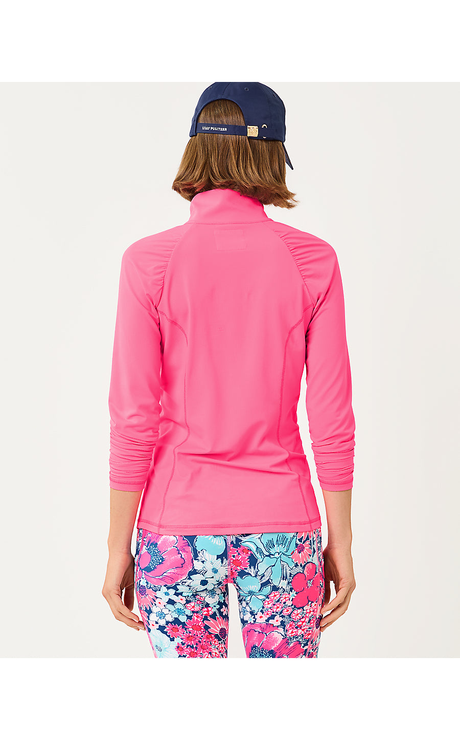 JUSTINE HALF ZIP UPF 50+ | CHERRY BLOSSOM PINK