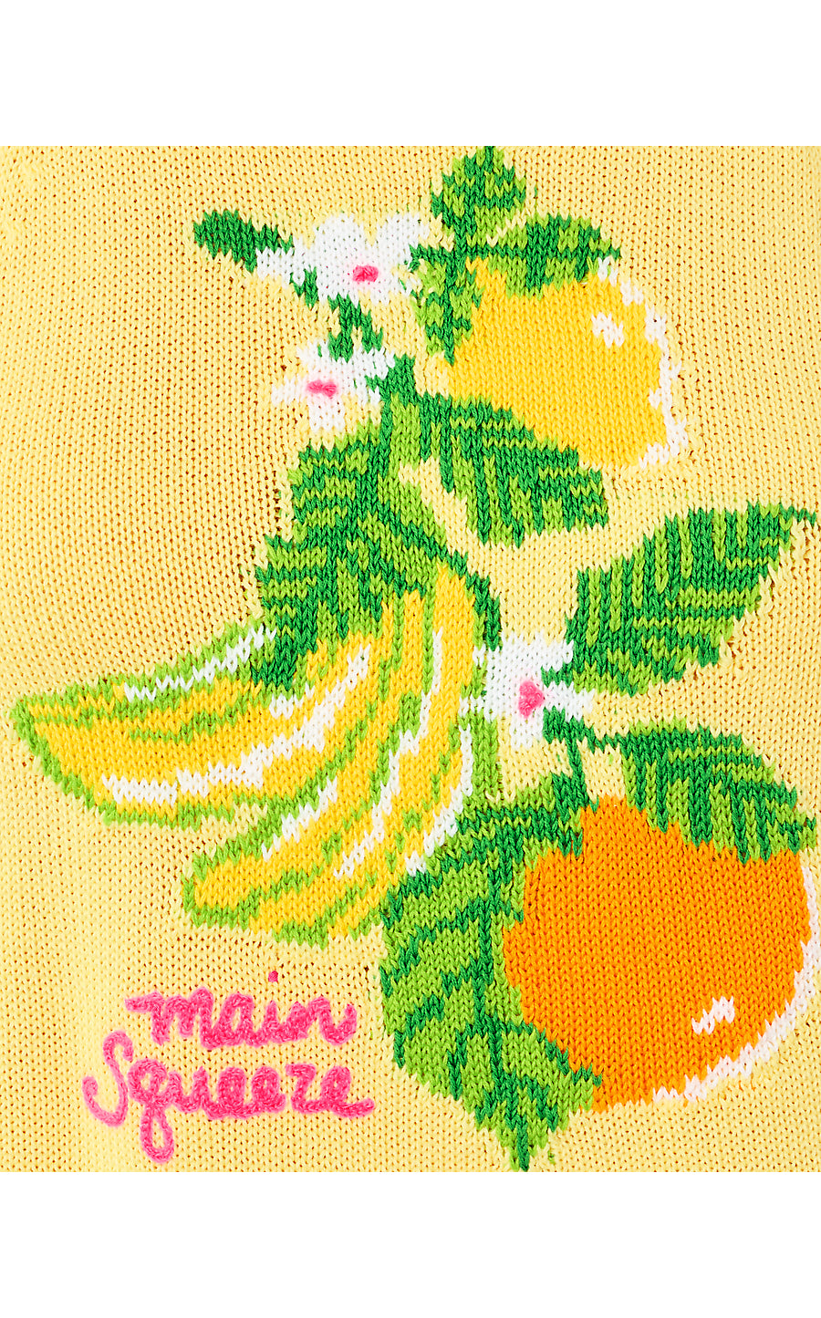EMRA SWEATER TANK | FINCH YELLOW ZESTY JAZQUARD
