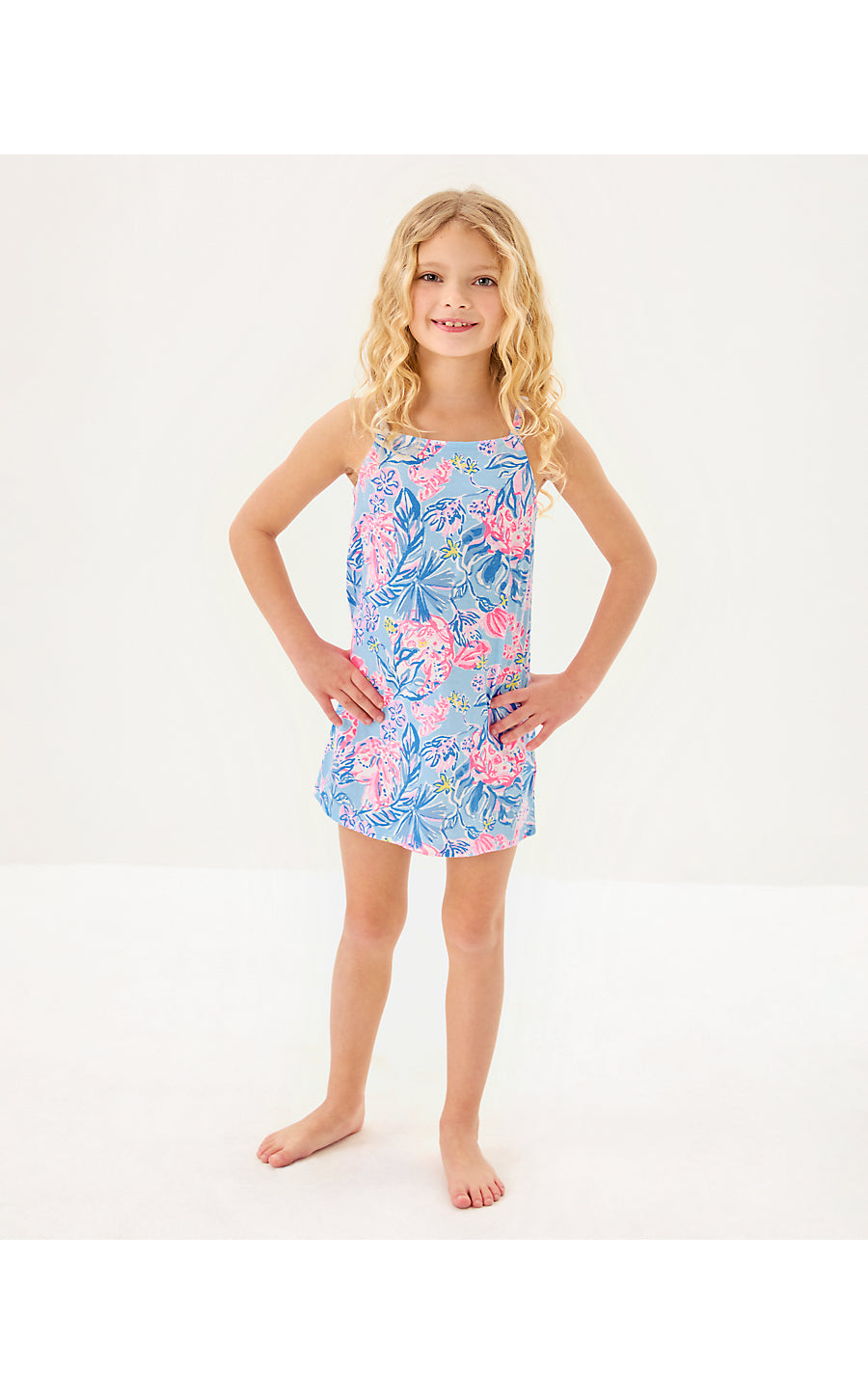 MINI KYLEIGH DRESS | MULTI ELEPHANT SPLASH