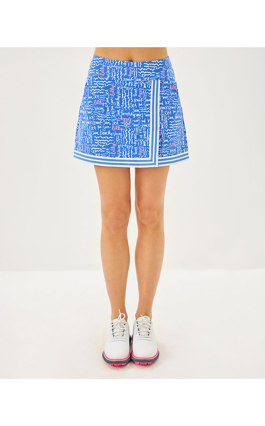 MONICA 15" SKORT UPF 50+ | SUNWASHED BLUE SEACRETS GOLF