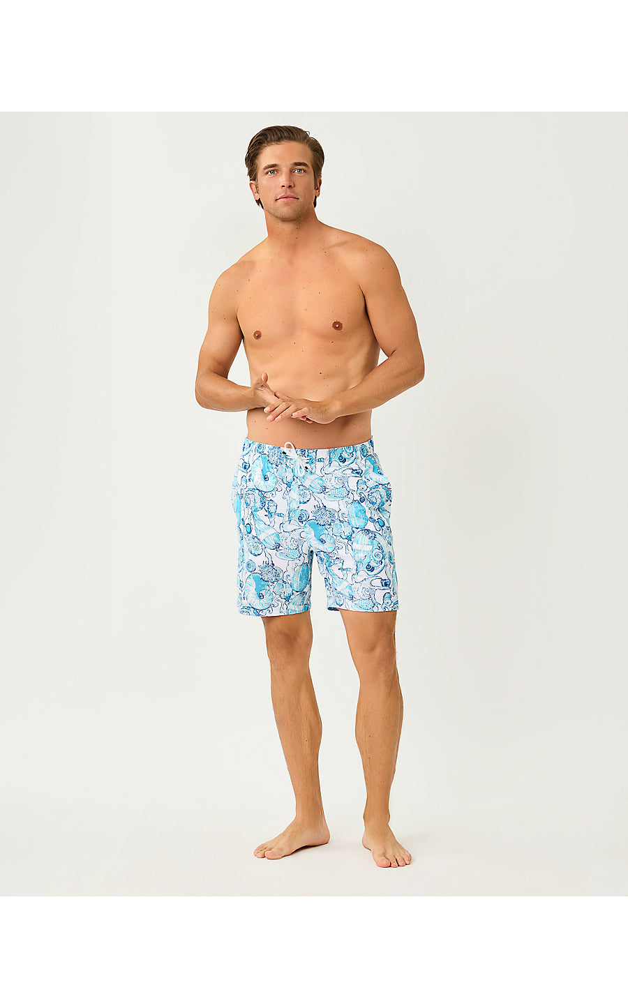 MENS STUFF DEL LAGO SWIM | RESORT WHITE SHELL SHINE