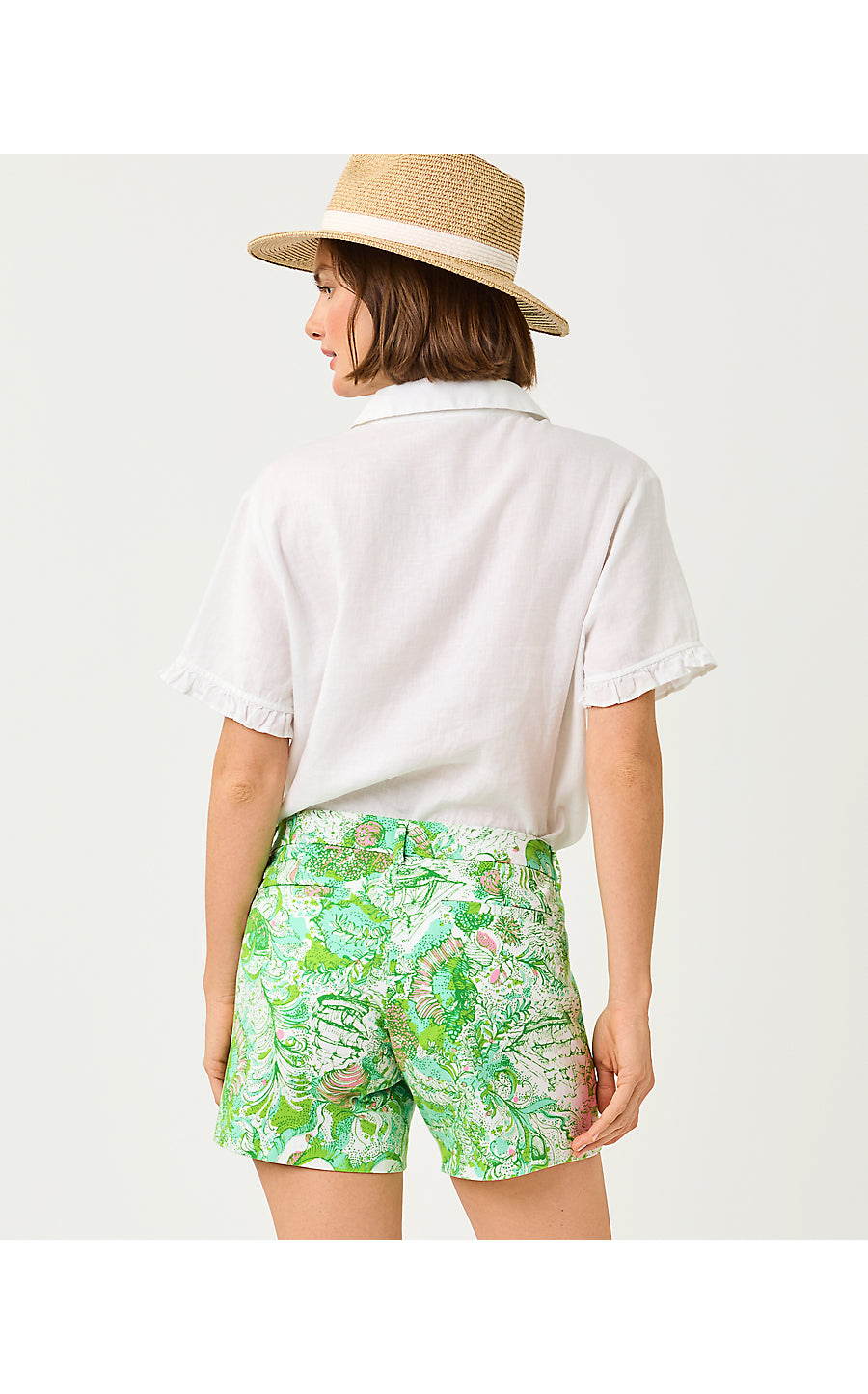 CARDEN RUFFLE TOP | RESORT WHITE