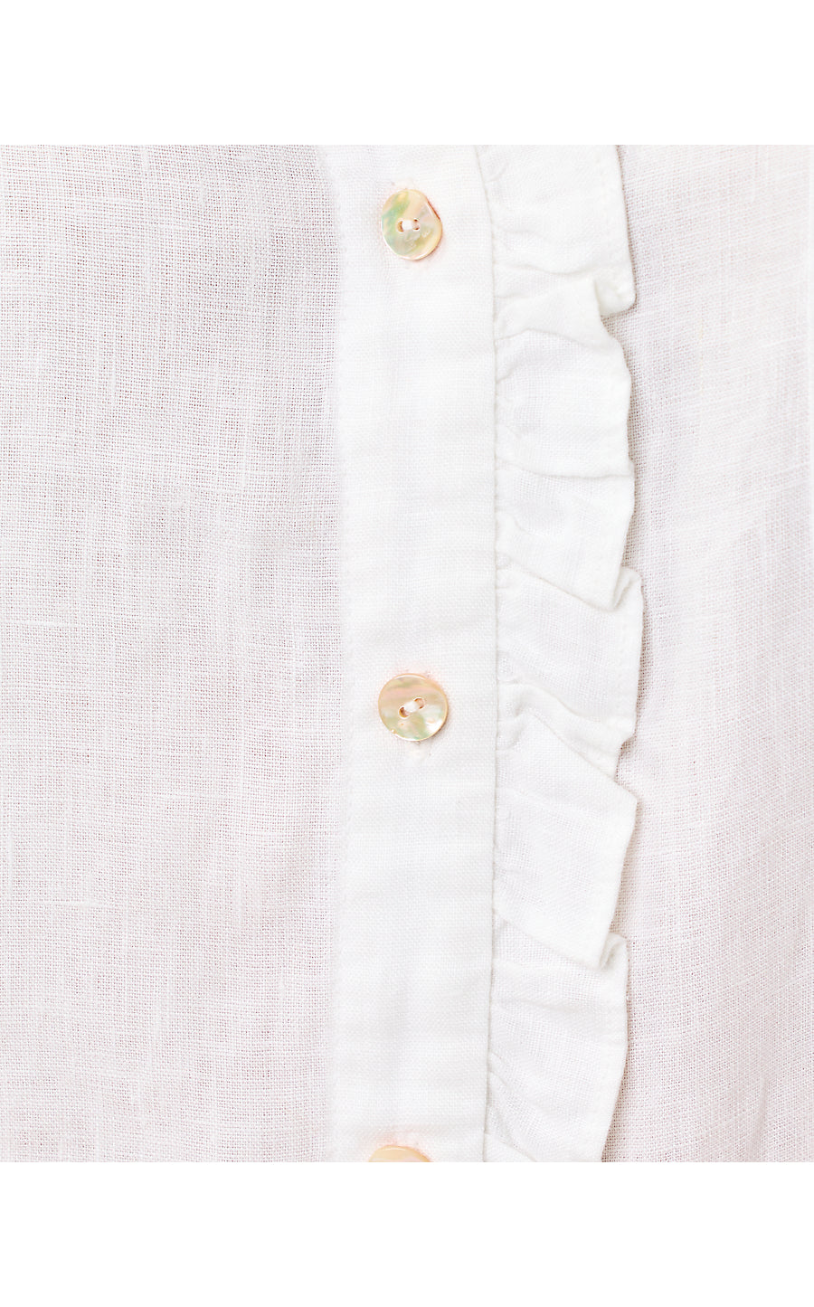 CARDEN RUFFLE TOP | RESORT WHITE