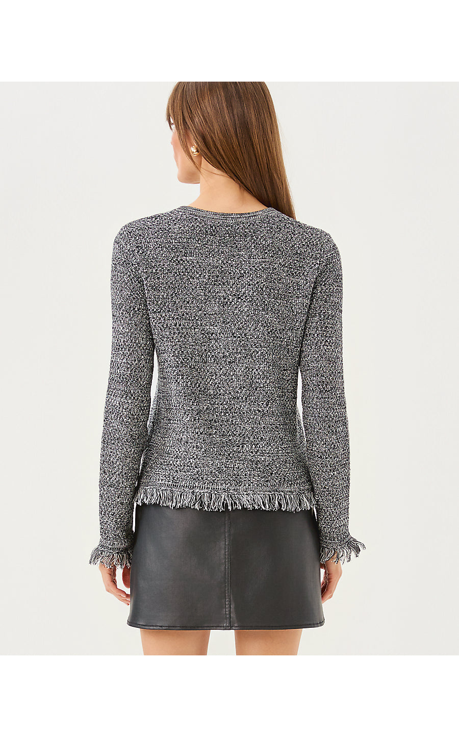 KELSO CARDIGAN | BLACK MARL