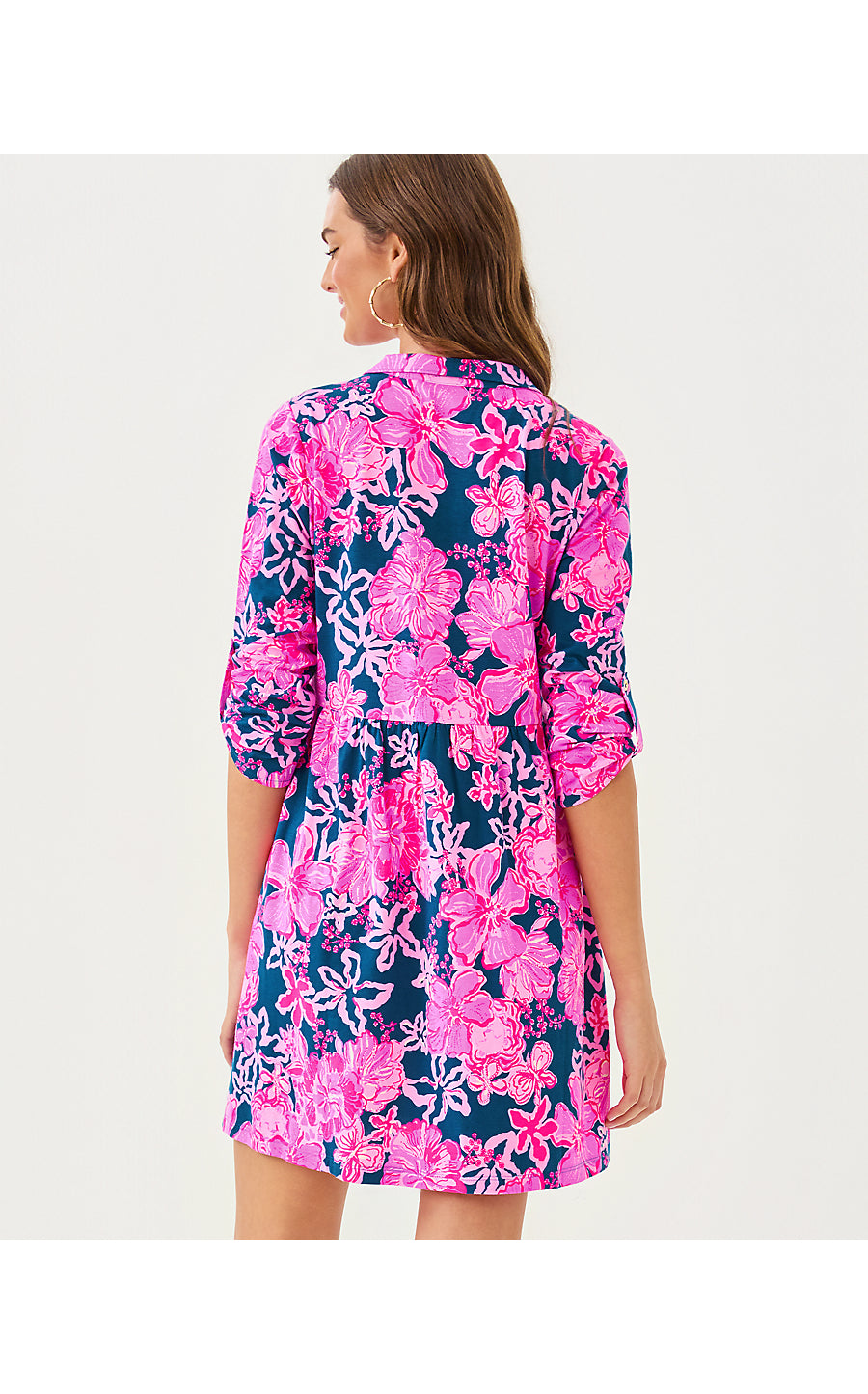 SARALYN DRESS | STARLIGHT NAVY ONCE AND FLORAL