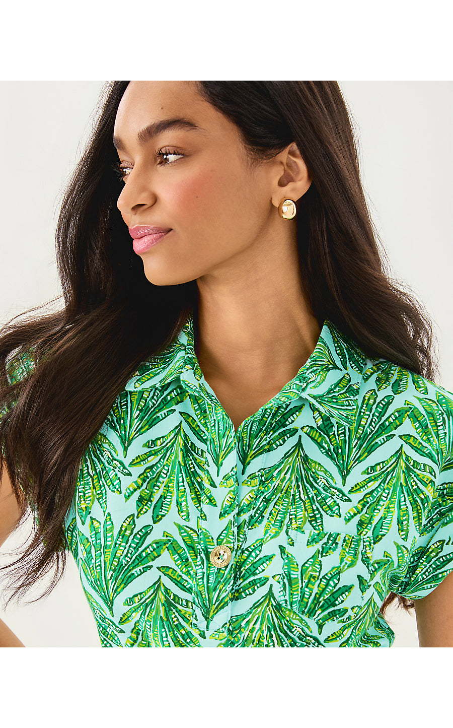 EMERSYN DRESS | KITTS GREEN CROSSGRAIN SHADY BABE