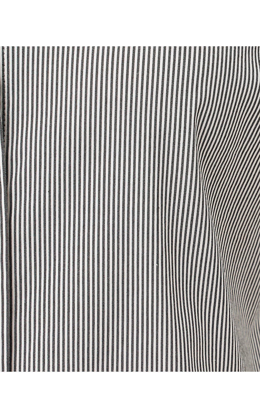 THE RICRAC LILLY SHIRT | NOIR MIRROR SHIRTING STRIPE