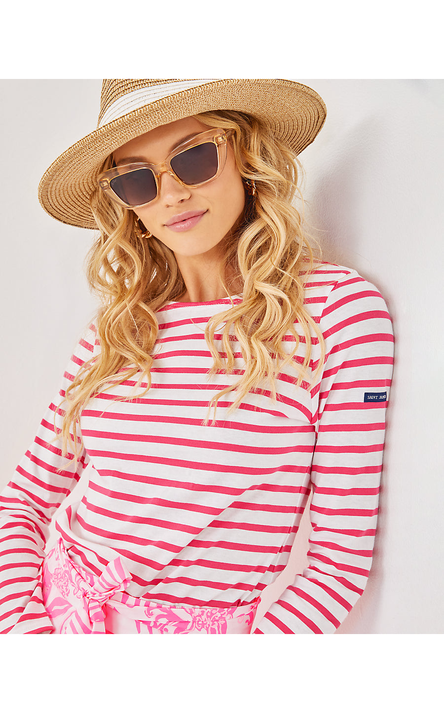 MINQUIDAME TEE | ROSE SOLEIL STRIPES