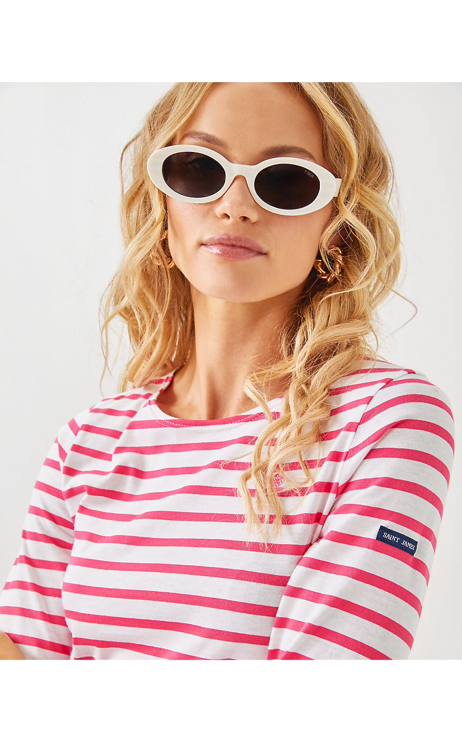 MINQUIDAME TEE | ROSE SOLEIL STRIPES