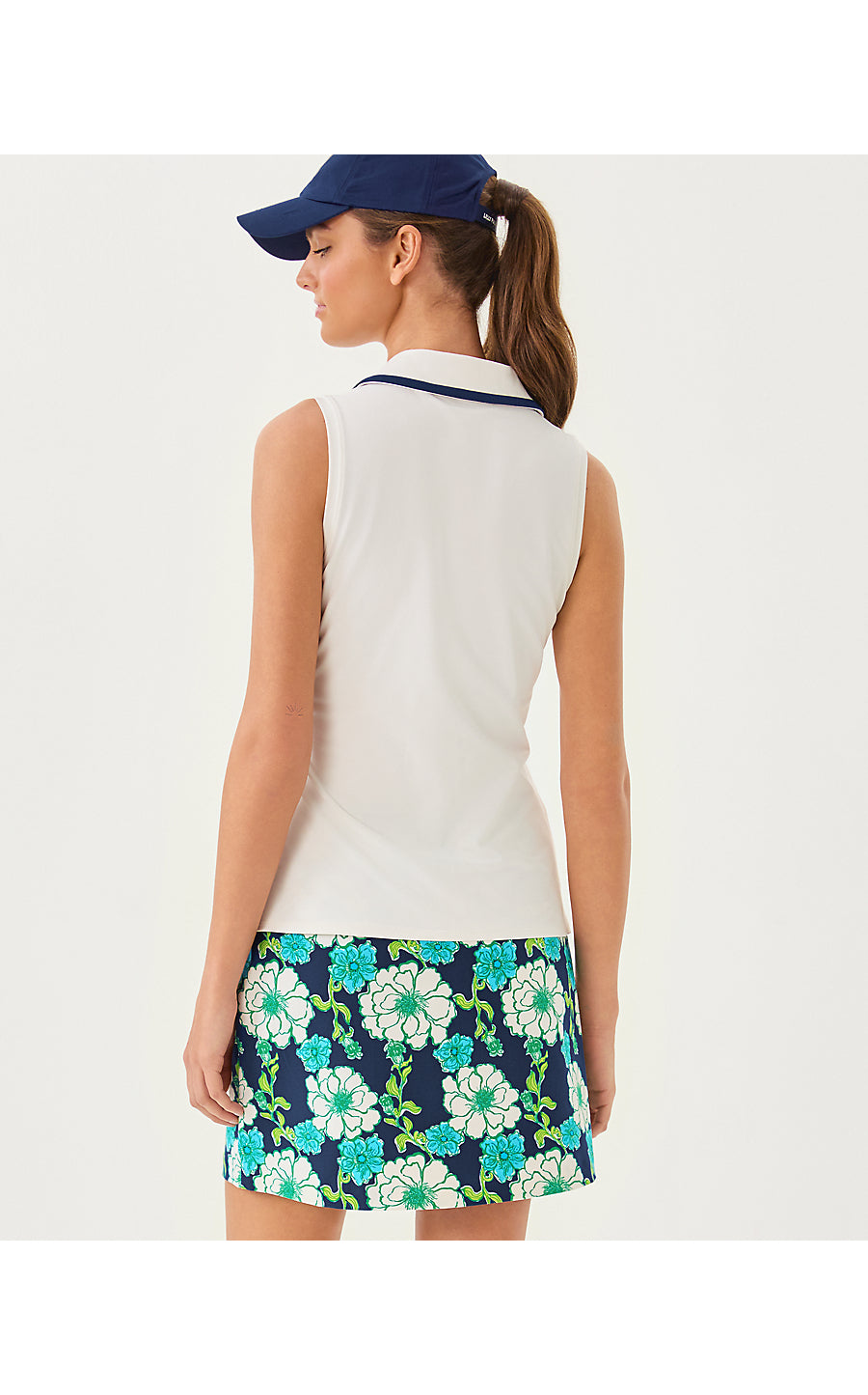 FRIDA HALF ZIP SLEEVELESS | COCONUT