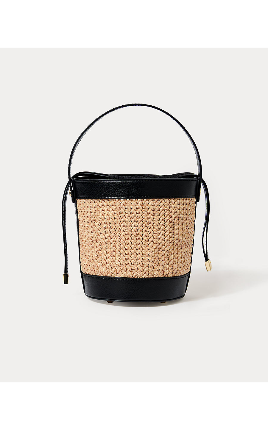 MALIA RAFFIA BUCKET BAG | SUNBAKED TAN