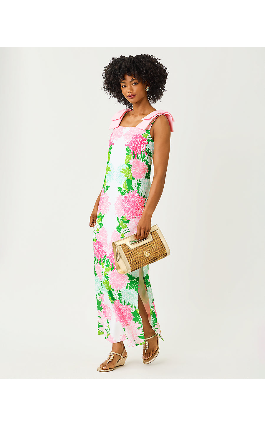 BERNICE MAXI DRESS | TERRACE GREEN GO WITH THE FLOW ENGINEERED WOVEN M | Pink Leopard BERNICE MAXI DRESS | TERRACE GREEN GO WITH THE FLOW ENGINEERED WOVEN M | Pink Leopard
