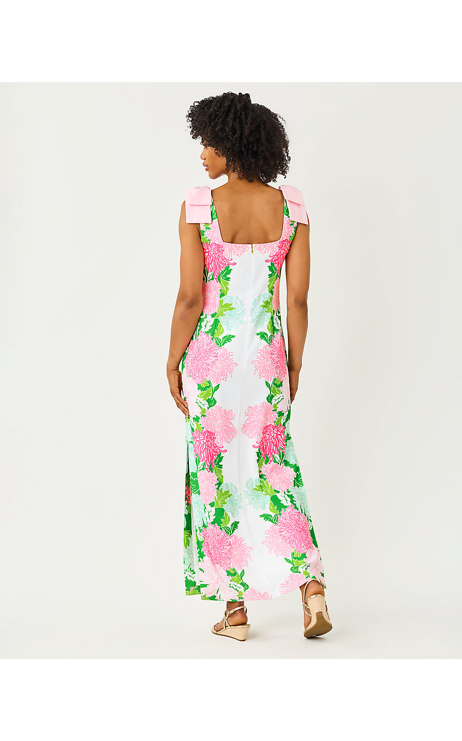 BERNICE MAXI DRESS | TERRACE GREEN GO WITH THE FLOW ENGINEERED WOVEN MAXI
