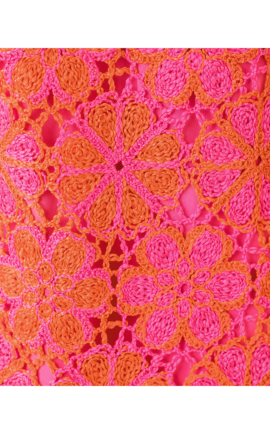 CORTNEY CROCHET SHIFT | CHERRY BLOSSOM PINK X